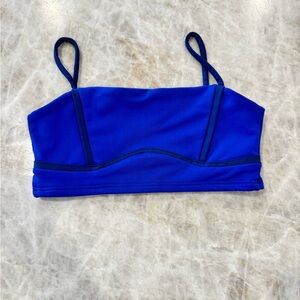 Tiger Friday Blue Strappy Dance Top size CL